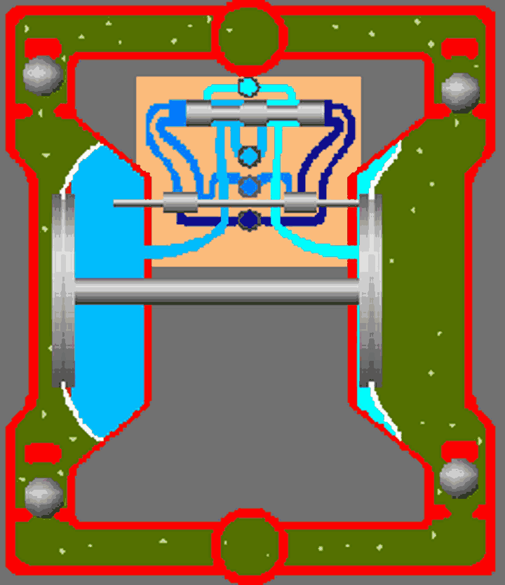 氣動隔膜泵工作原理動態圖